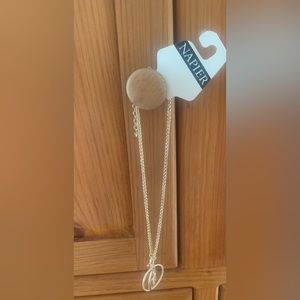 Napier gold sand dollar necklace